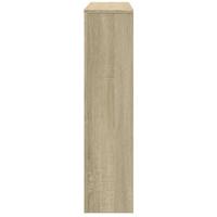 Radiatorombouw 149x20x82 cm bewerkt hout sonoma eikenkleurig - thumbnail