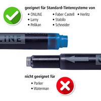 Inktpatroon online kombi 25st assorti - thumbnail