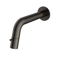 Hotbath Cobber Fonteinkraan Wandmodel - Inbouw - Inkortbaar - Uitvoering AI - Mat Zwart - Messing - 60 mm - Waterbesparend - thumbnail