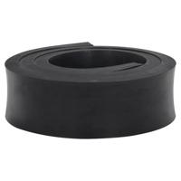 VidaXL Rubberen rand voor sneeuwploeg 200x10x2 cm zwart - thumbnail