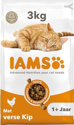 Iams Adult kattenvoer met verse kip 2 x 3 kg - thumbnail