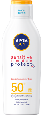 Nivea Sun sensitive zonnemelk SPF50+ 200 Milliliter