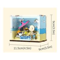 Peanuts Puremind DIY Construction Mini Scene Chilling at the Beach - thumbnail