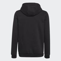 adidas Entrada 22 Sweat Hoodie Kids Zwart Wit - thumbnail