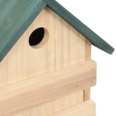 VidaXL Vogelhuisjes 4 st 23x19x33 cm vurenhout
