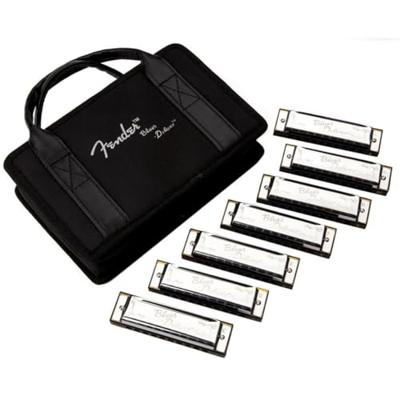 Fender Blues Deluxe Harmonicas 7-pack