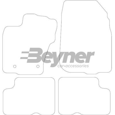 Velours Automatten passend voor Dacia Duster 2X2 2014- 4-deli HL1673444