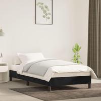 Bedframe fluweel zwart 80x200 cm - thumbnail
