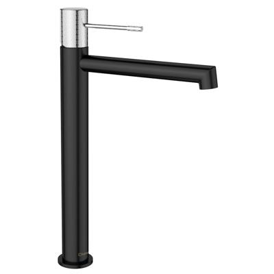 Wastafel Mengkraan Hoog Sapho Solaris Mat Zwart/Chroom