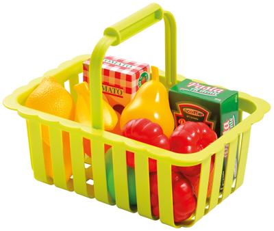 Ecoiffier 100% chef winkelmandje met accessoires