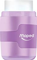 Maped potloodslijper + gom Connect Soft Touch, pastelkleur, op blister - thumbnail