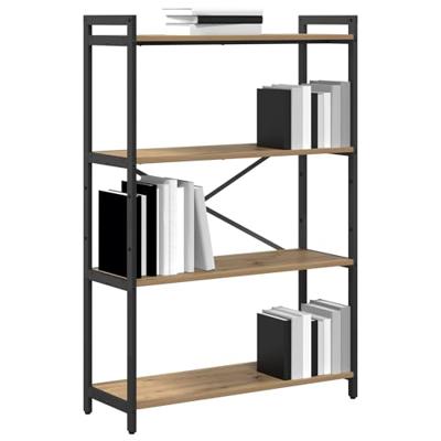 Boekenkast artisanaal eikenkleurig 80 x 30 x 118 cm Boekenkast artisanaal eikenkleurig 80 x 30 x 118 cm