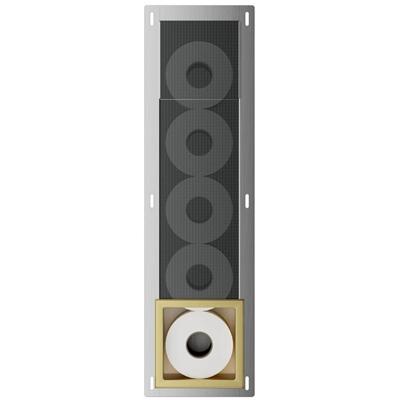 Xellanz Rocko Reserverolhouder - Inbouw - Geborsteld Messing