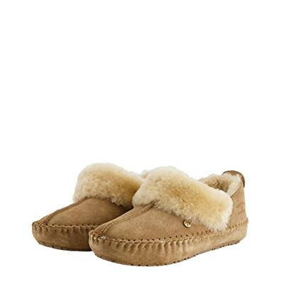 Warmbat Pantoffels Barrine BAR341026 Camel Bruin-36  maat 36
