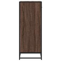 Schoenenrek 48x38x97,5 cm bewerkt hout bruin eikenkleurig - thumbnail