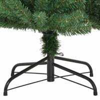 VidaXL Kunstmatige inklapbare kerstboom groen 150 cm pvc en metaal - thumbnail
