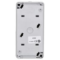 Jung 876W Wandcontactdoos Opbouwbehuizing 2-voudig Grijs 1 stuk(s) - thumbnail