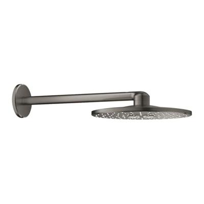 Grohe Regendoucheset Rainshower SmartActive 31 cm met Wandarm Hard Graphite Geborsteld
