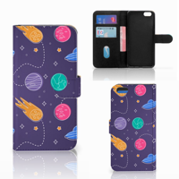 Apple iPhone 7 Plus | 8 Plus | Wallet Case | met Pasjes | Space - thumbnail