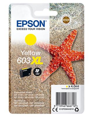 Huismerk Epson 603XL Inktcartridges Multipack (zwart + 3 kleuren)