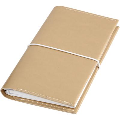 Planner / Bulletjournal, afm 10x18x1,5 cm, elastieksluiting, goud, 1 stuk