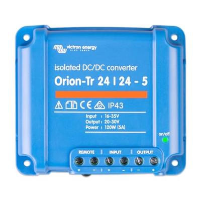 Victron Energy Orion-Tr 24/24-5A (120W) Isolated DC-DC converter Retail DC/DC-converter 24 V/DC - 24 V/5 A Victron Energy Orion-Tr 24/24-5A (120W) Isolated DC-DC converter Retail DC/DC-converter 24 V/DC - 24 V/5 A