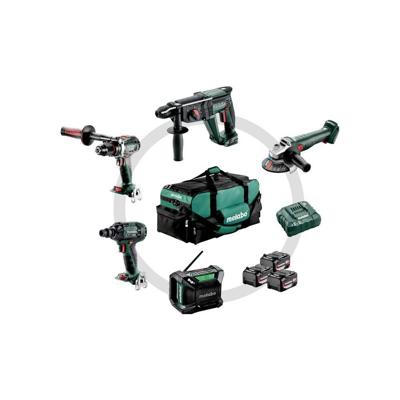 Metabo Comboset 2.4.1 | 5 machines | 18V | 3 x 4,0Ah Li-Ion + lader | In Gereedschapstas - 685213000