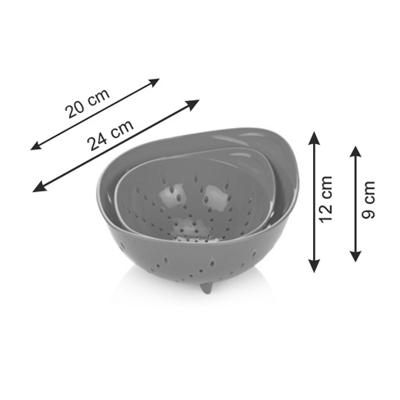 Set zeven Tescoma Presto Plastic 16 - 20 cm (2 Onderdelen) - thumbnail