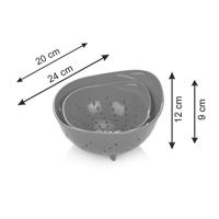 Set zeven Tescoma Presto Plastic 16 - 20 cm (2 Onderdelen) - thumbnail