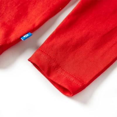 VidaXL Kindershirt met lange mouwen 116 rood