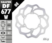 GALFER golf remschijf "df677 rotor df677 type w offroad rigid - thumbnail