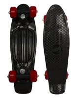 Skateboard 43 cm Zwart/Rood - thumbnail