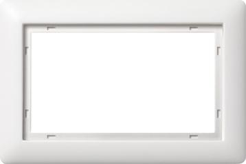 Gira afdekraam wit mat ST55 1,5VD 100104