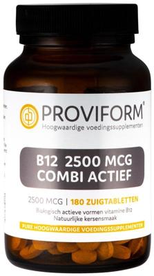 Proviform Vitamine B12 2500 Mcg Combi Zuigtabletten Proviform Vitamine B12 2500 Mcg Combi Zuigtabletten