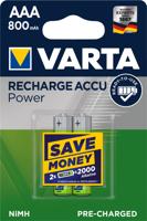 Varta AAA accu 800mA blister 2 R2U - thumbnail