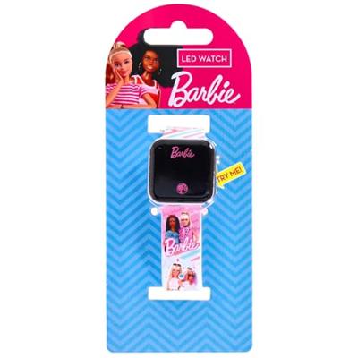 Barbie LED Horloge Roze Barbie LED Horloge Roze