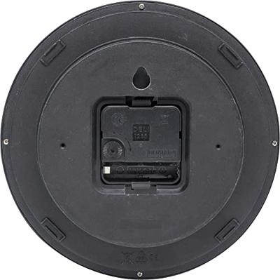 NeXtime nx-7321zw wandklok nxt diameter 20cm kunststof zwart, witte wijzerplaat