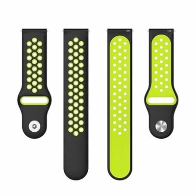 By Qubix - Sport Edition - Zwart + groen - Compatible met Xiaomi Redmi Watch 5 Active/Redmi Watch 5 Lite - Compatible Xiaomi bandje