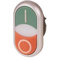 Eaton 284830 M22-DDLM-GR-X1/X0 Dubbele drukknop Kunststof frontring 1 stuk(s) - thumbnail