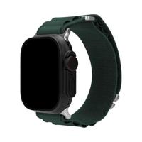 Mobilize Nylon Watch Band - Alpine - Titanium Connector - for Apple 42/44/45/49mm - Dark Green - thumbnail