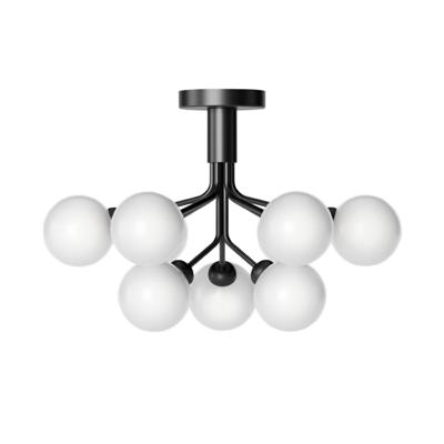 Nuura Apiales 9 Plafondlamp G9 - Satin Black / Opal Nuura Apiales 9 Plafondlamp G9 - Satin Black / Opal