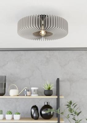 Eglo Houten plafondlampPalombaia Ø 50cm - zand - 900832