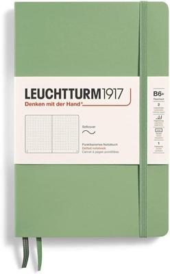 Leuchtturm Sage, Softcover, Paperback (B6+), 123 p., plain