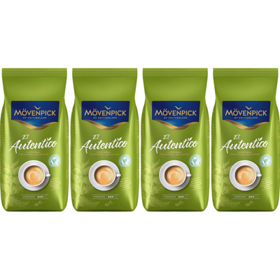 Mövenpick El Autentico - koffiebonen - 4 x 1 kilo