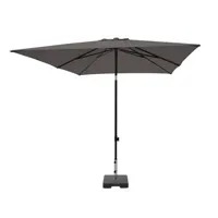 Madison Parasol Denia push-up 200x200cm PE taupe grade 6 - thumbnail