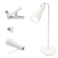 Ansmann 3-in-1 Oplaadbare Bureaulamp - Wit - thumbnail