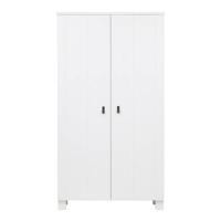 WOOOD Kledingkast 'Ties' 2 deuren, kleur Wit - thumbnail