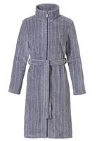 Zachte damesbadjas met rits - fleece-S (36/38) - thumbnail