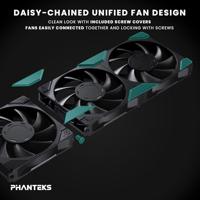 Phanteks PH-F140M25_G2_BBK01_3P PC-ventilator Zwart - thumbnail