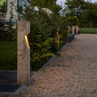 Tuinverlichting Oak houten terraslamp tuinpad verlichting - thumbnail